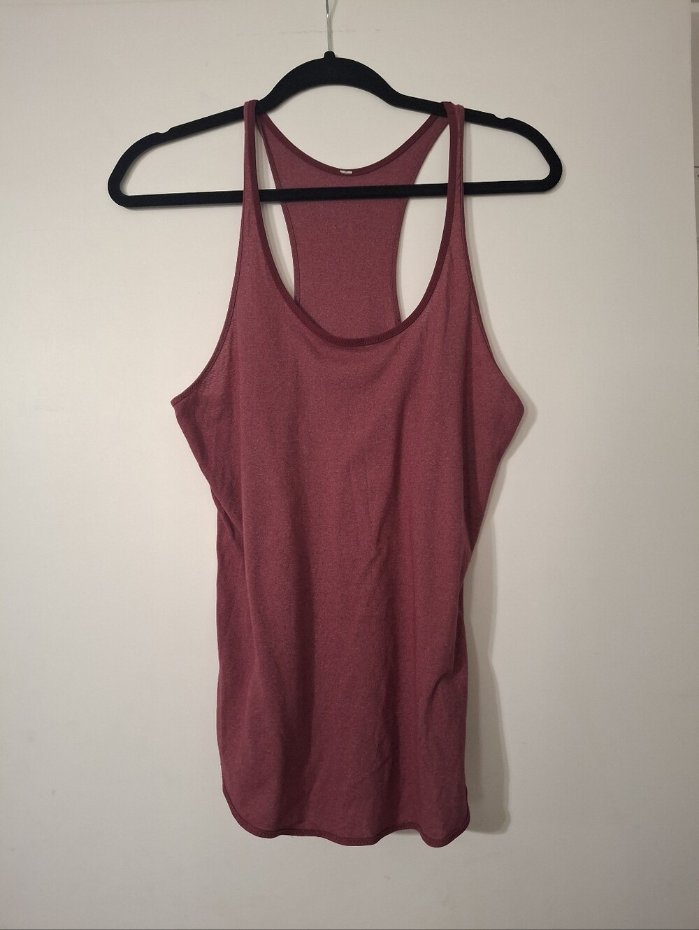 Lululemon Women's Racerback Tank Top - Burgundy